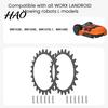 Stable Traction Wheels for WORX LANDROID S/M Series 2 Pcs 205mm Lawnmower Anti-Slip Spikes Robotic Anti-Skid Robot Mowers with Screws Worx Landroid