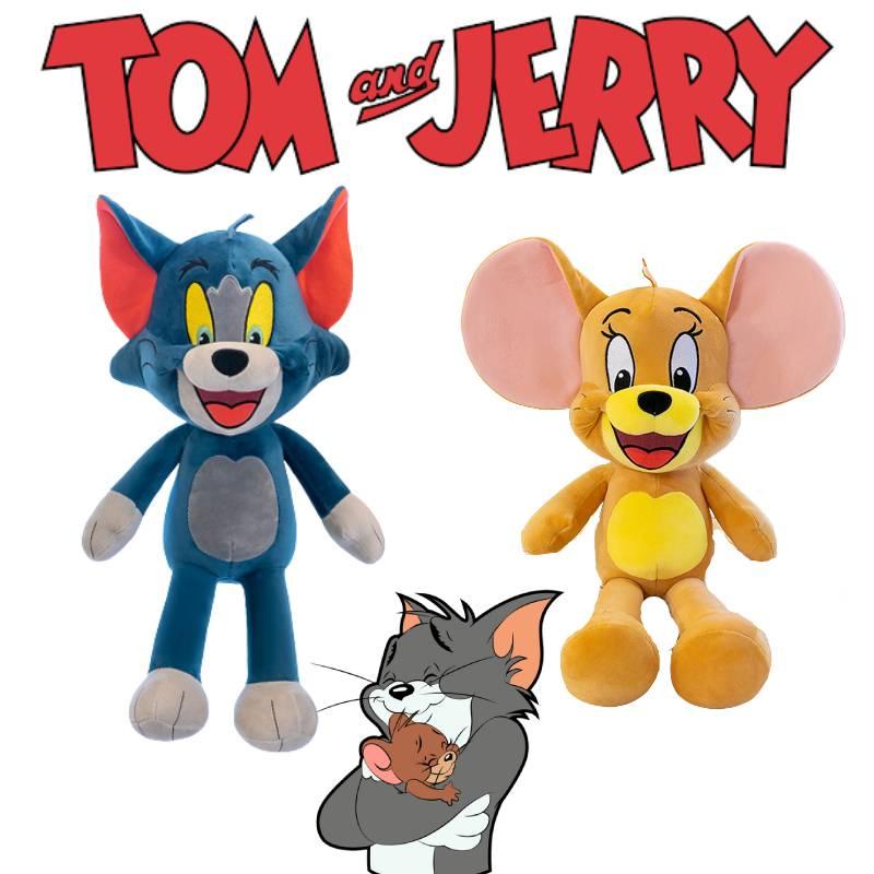 Valentine's Day Gift Cartoon Tom And Jerry Plush Stuffed Doll Kids Toy Pillow