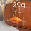 Bagel Simulated Food Key Chain Keyring Croissant Bag Accessory  Backpack Decor