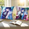 Yelan Anime 45*45cm Cushion Cover Pillow Cover Decor Pillowcase Home Pillowcase For Couch Pillow