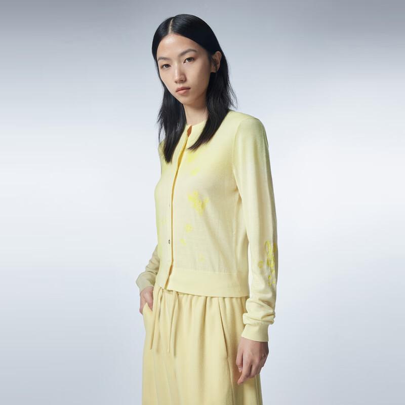 JNBY 2023 Autumn 100% Wool Knit Sweater