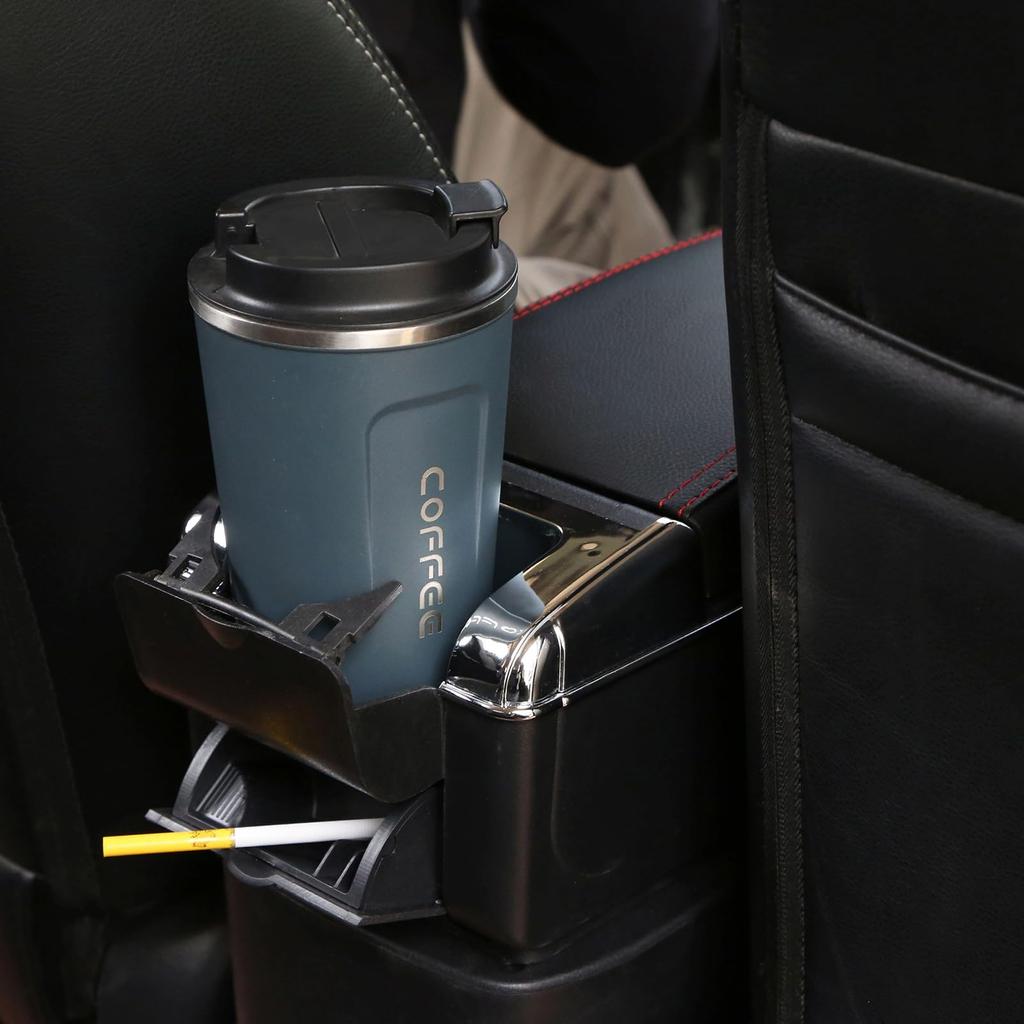 Подлокотник для автомобиля, двухслойная центральная консоль, большой ящик для хранения, черный, с красной строчкой для Corsa CorsaD 2006-2014