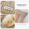 Cat Ear Woolen Hat for Women, Autumn and Winter, Fleece-Lined, Thickened, Warm, Cold-Proof, Ear-Protecting Knit Hat for Large Head Circumferences