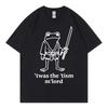 Neurodivergent Frog Samurai Funny Meme Tshirt High Street Fashion Trend Short Sleeve Tshirts Unisex Unisex Casual Loose T Shirt
