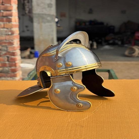 Имперский римский шлем средневековый галльский g шлем броня 18 калибра шлем солдата норманнский шлем LARP костюм для косплея
