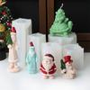 Fashionable Sturdy Silicone Candle Mold Stylish Resin Castes Mould for Craft Supplies Soap Making and Home Decoration