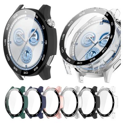 PC+закаленное стекло защитный чехол для Huawei Watch GT5 46 мм полноэкранный защитный чехол бампер