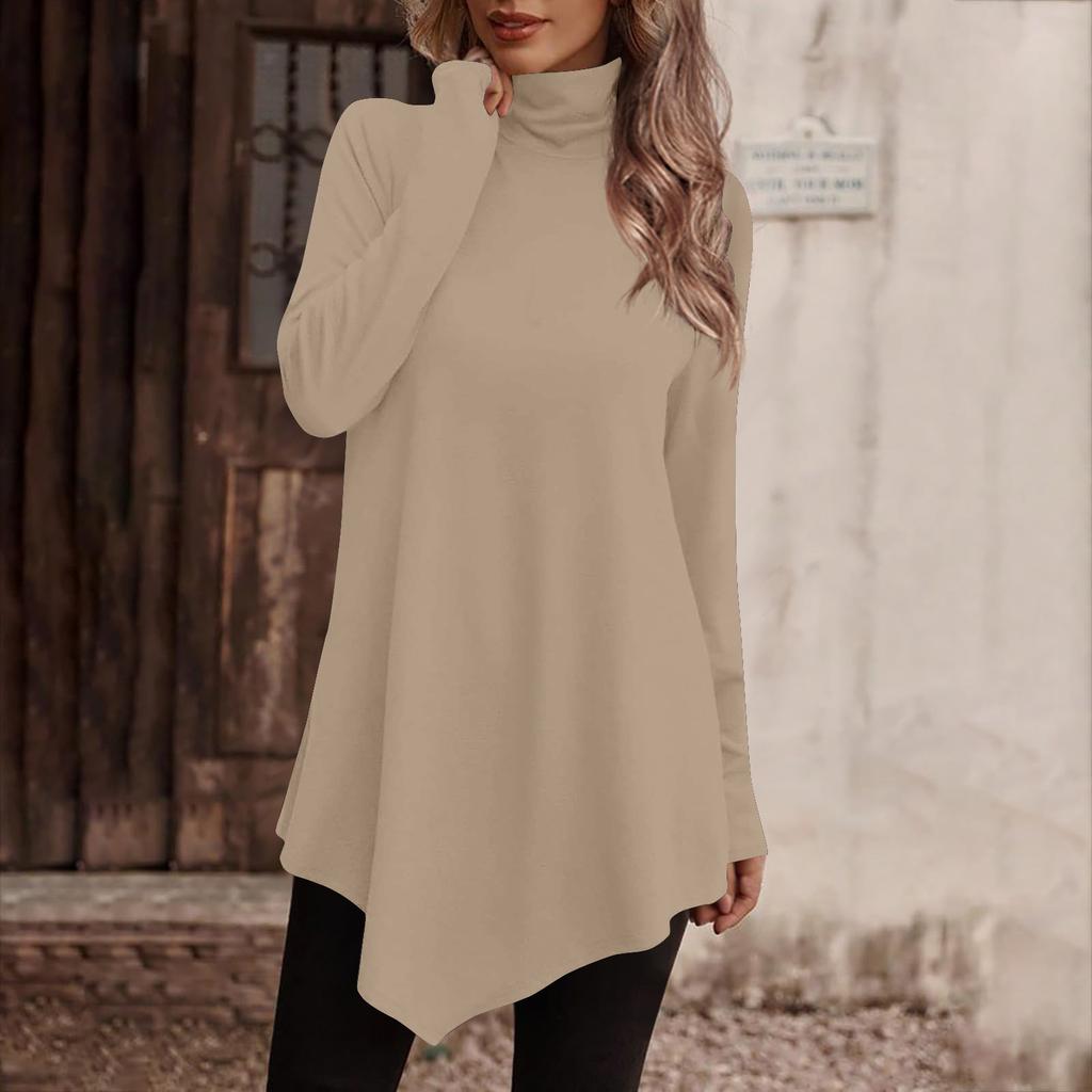 Женские водолазки Женские футболки Женские повседневные повседневные топы Водолазка с длинными рукавами Модные рубашки с принтом Топы Футболки Пуловеры Топы