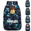 Стильный рюкзак Roblox для детей с ярким мультяшным рисунком и большим объемом