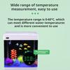 Цифровой термометр для аквариума со светодиодным дисплеем, беспроводной термометр для аквариума с наклейкой, измерение температуры воды в террариуме