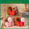 Plush Cute Capybara Keychain Heartfelt Design Soft Pp Cotton Gift For Friends Lovers And