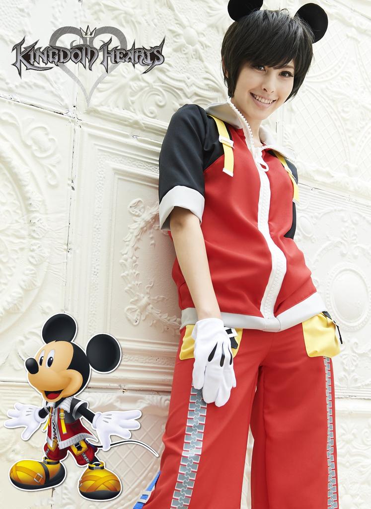 Disney Kingdom Hearts Mickey Mouse Costume for Women 155cm-165cm
