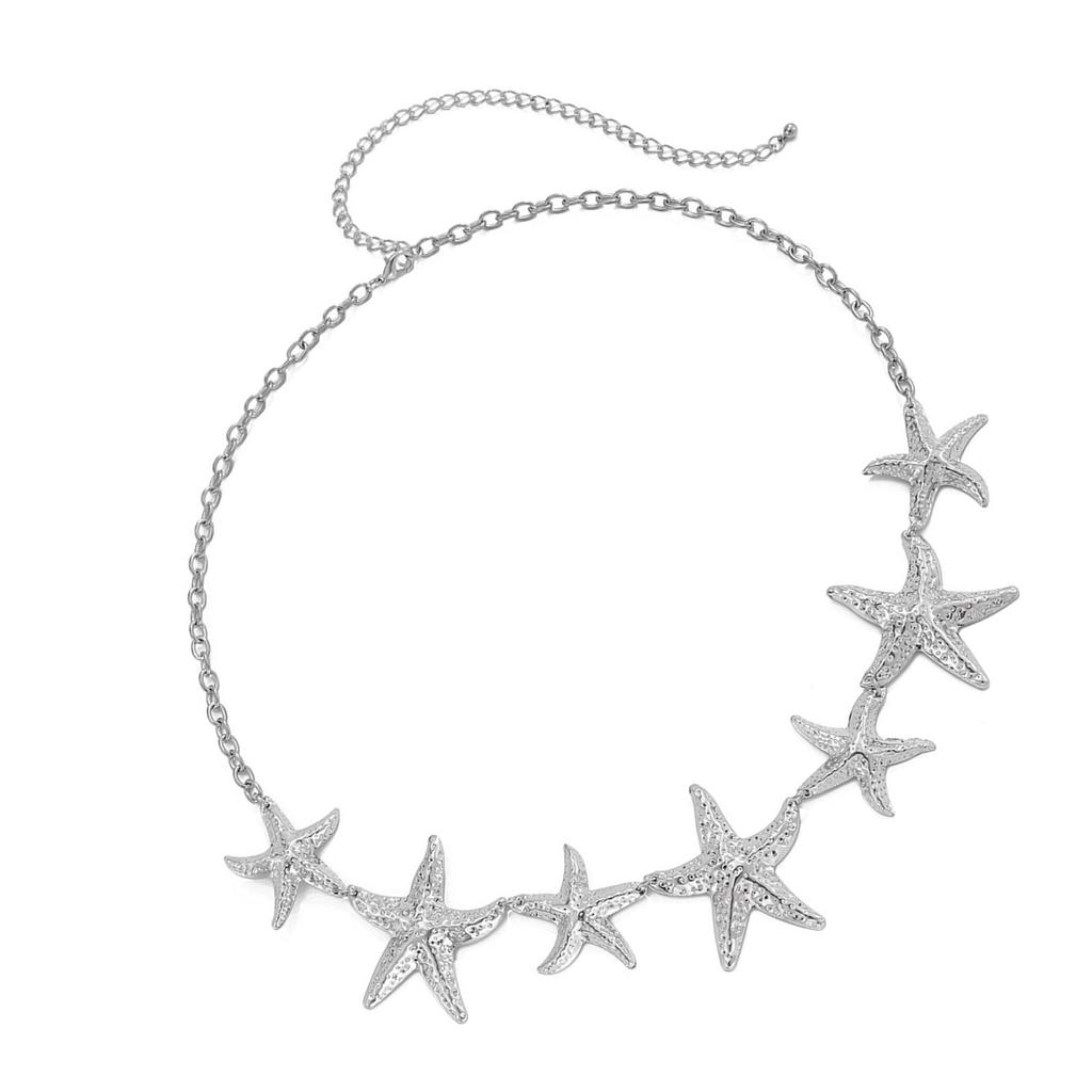 Starfish Pattern Waist Chain Beach Vacation Styles Body Chain Fashion Beachwear for Women and Beach Lover