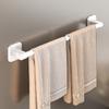 Self-adhesive Towel Holder Aluminum Alloy Bathroom Shelves New Towel Bar  Household