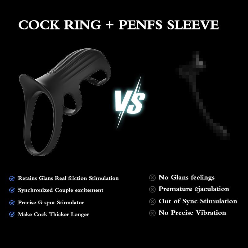 Кольцо для пениса, вибрация, повышение твердости и длительности эрекции, сексуальная игрушка для взрослых, вибратор с дистанционным управлением 10, стимулирующий