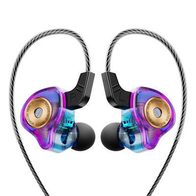 Динамические проводные наушники HIFI Heavy Bass Наушники-вкладыши с монитором для ушей Спортивная гарнитура с шумоподавлением Игровые наушники с микрофоном