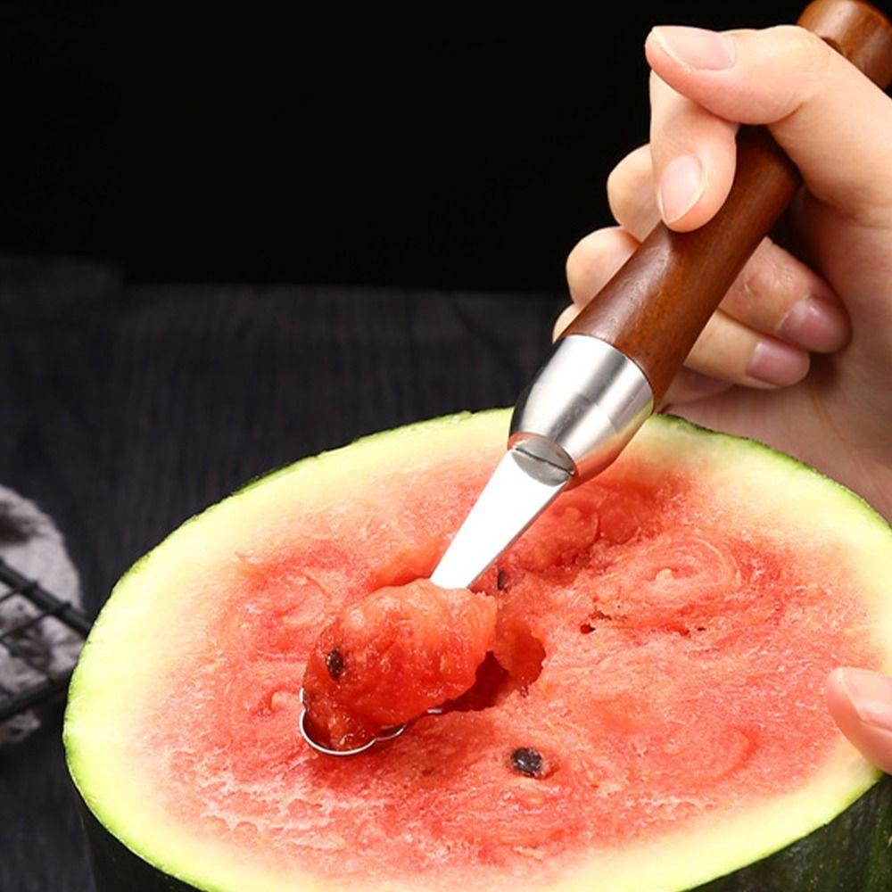 Multifunctional Melon Spoon Stainless Steel Fruit Scoop Food Gadgets Melon Baller  Home
