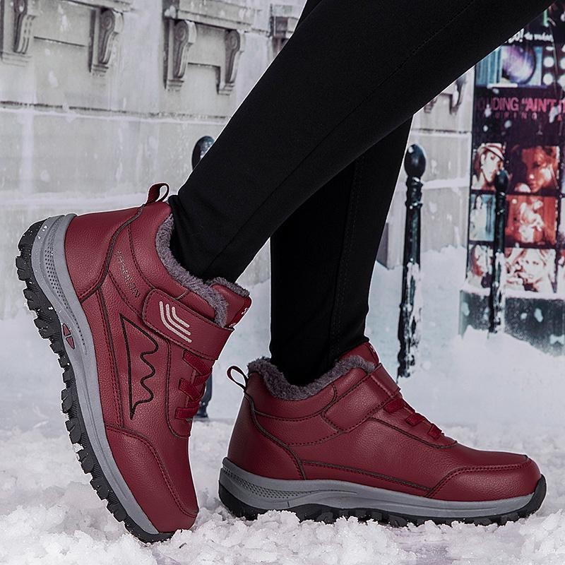 Осенне-зимняя мужская теплая хлопковая обувь Ppel, уличная нескользящая хлопковая обувь большого размера для пожилых людей