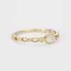 K5 1024311132008015 [Agate] Opal/Diamond Ring,