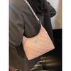 Spring and summer versatile diamond chain small bag women's 2025 new fashion underarm dumpling bag foreign texture messenger bag