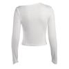 New INS Autumn/Winter Solid Color Asymmetrical Ruched Long Sleeve Slimming T-shirt Base Layer