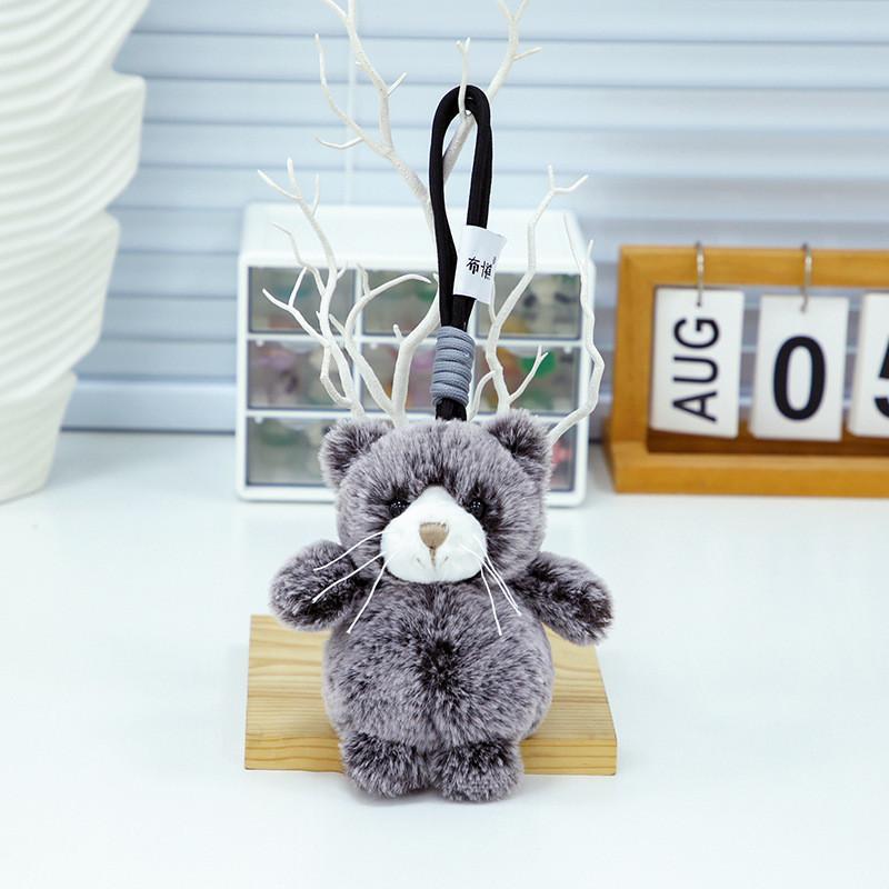 Animal Plush Stuffed Keychain Toy With Pp Cotton Filling For Cute Gifts