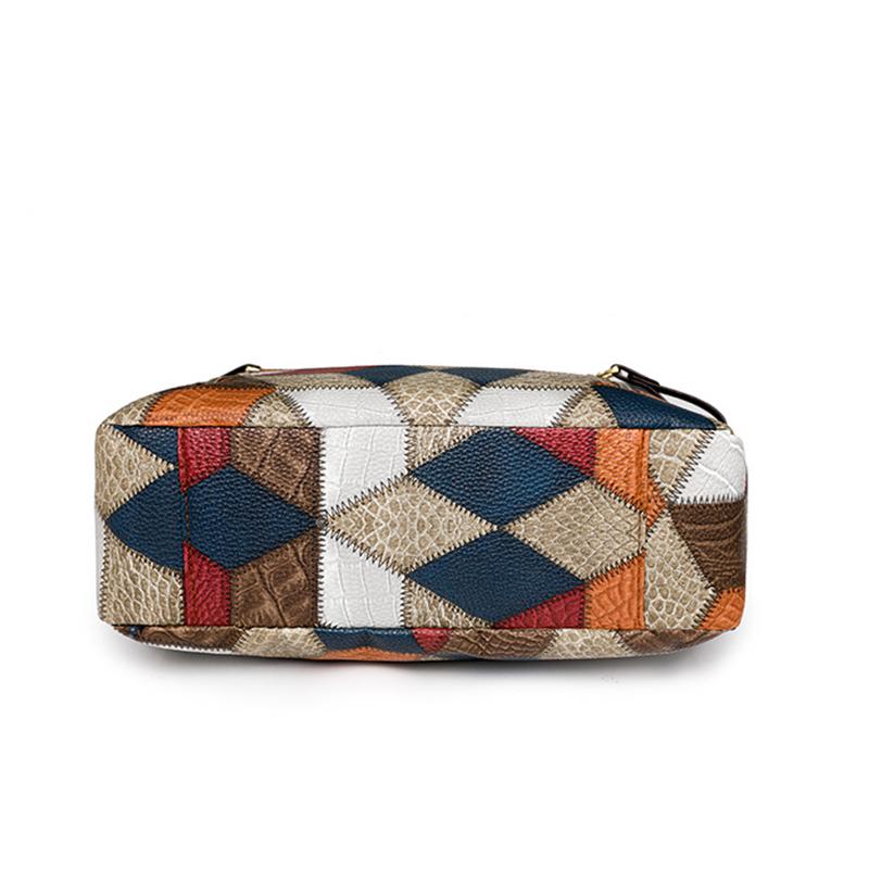 Пэчворк Сумка через плечо Контрастные цвета Высококачественная Сумка Женская сумка Дизайнерская Роскошная Сумка Кроссбоди Женская Сумка-мессенджер Тоут CLE