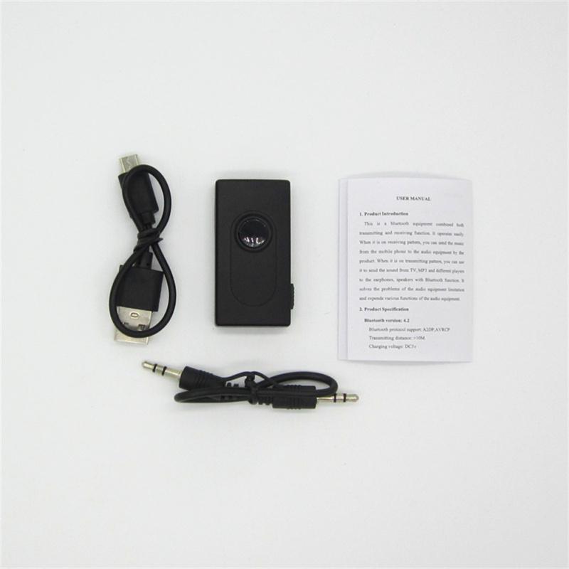 Bluetooth-совместимый передатчик-приемник 2-в-1 беспроводной адаптер компьютер ТВ мультимедиа аудио