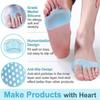 Women"s Metatarsal Pads, 4 Piece Ball Foot Pads For Metatarsal Neuroma Mortons Neuroma Pads Shrinking Burning Pain Relief