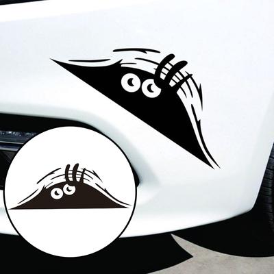 Забавный M^onster Peeking Walls Авто Наклейка Виниловые Графические Наклейки Наклейки На Автомобиль Аксессуары