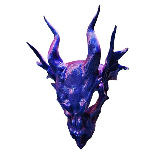 Ручная работа палочка для волос в виде черепа дракона пластиковая гладкая поверхность ретро-аксессуар для волос на свадьбу, день рождения, вечеринку, Хэллоуин