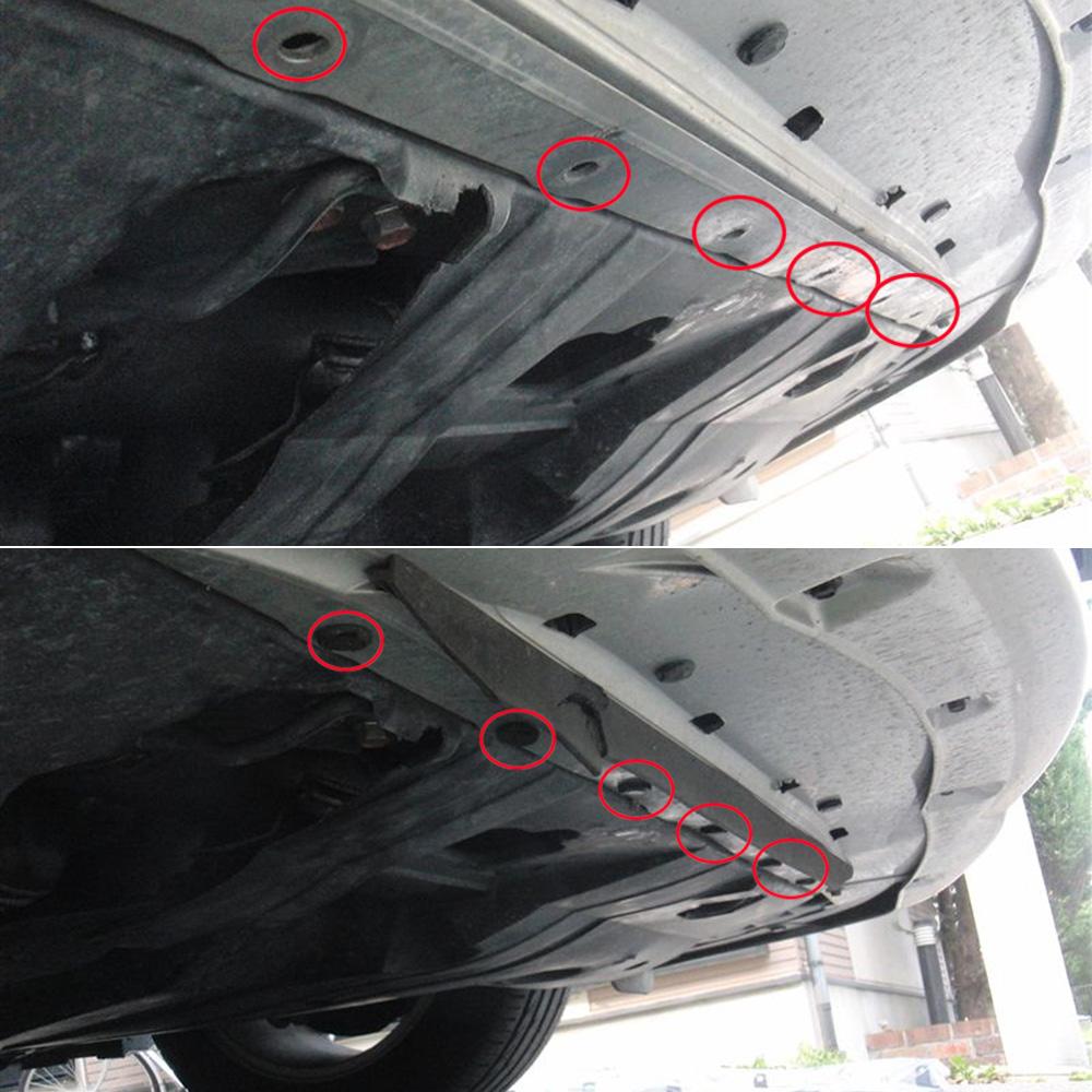 Для Honda Civic EU/ES/EP/EM 2001-2011 Защитный кожух моторного отсека, зажим для капота, фиксирующая панель, подкладка колесной арки, решетка капота, заклепка