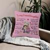 Gifts For Grandchildren With The Theme Of Love And Blessing, Double-Sided Square Pillowcase, Lovely Wind Pillowcase Without Core