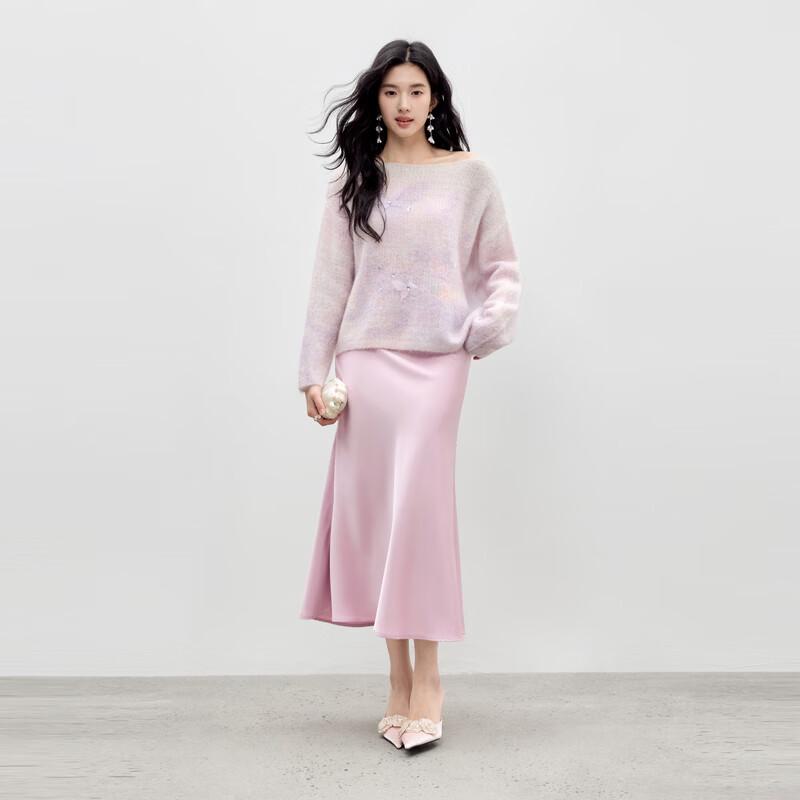 Женский топ из мохера с 3D-бабочками