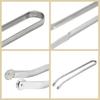 Portable BBQ Sausage Turning Tongs Kitchen Stainless Steel Locking Cooking Non-Slip Food Grill Tongs Long Handle Tongs Flip Tool