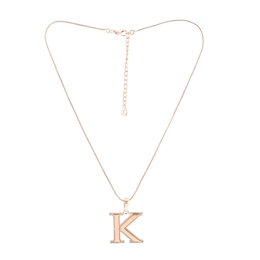 Эстель - Подвеска Charm K из розового золота