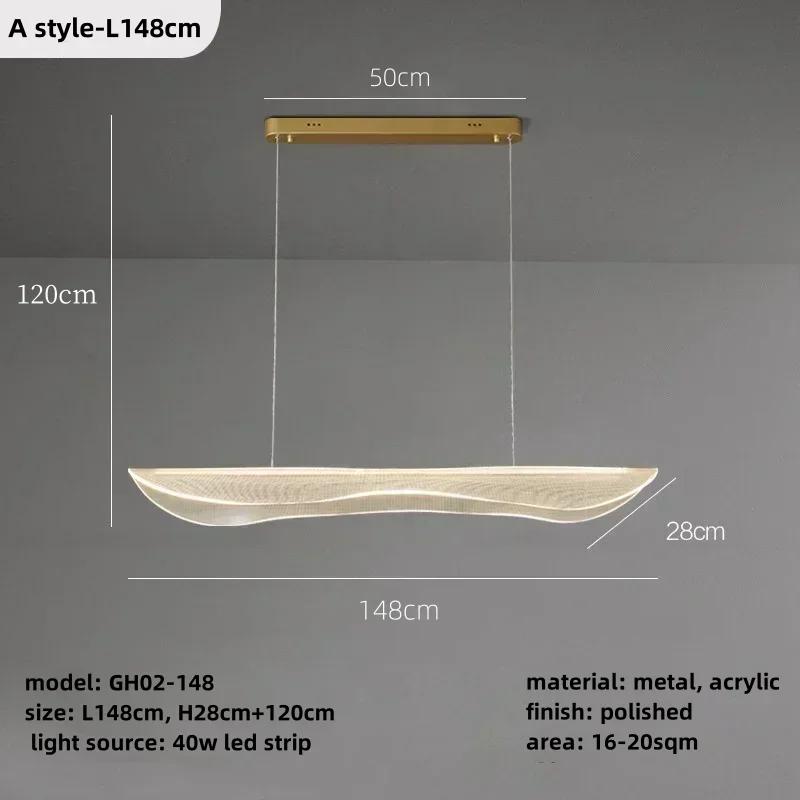 Minimalist LED Pendant Chandeliers Light for Dining Room Table Hallway Office Pendant Lamp Home Decoration Hanging Light Fixture