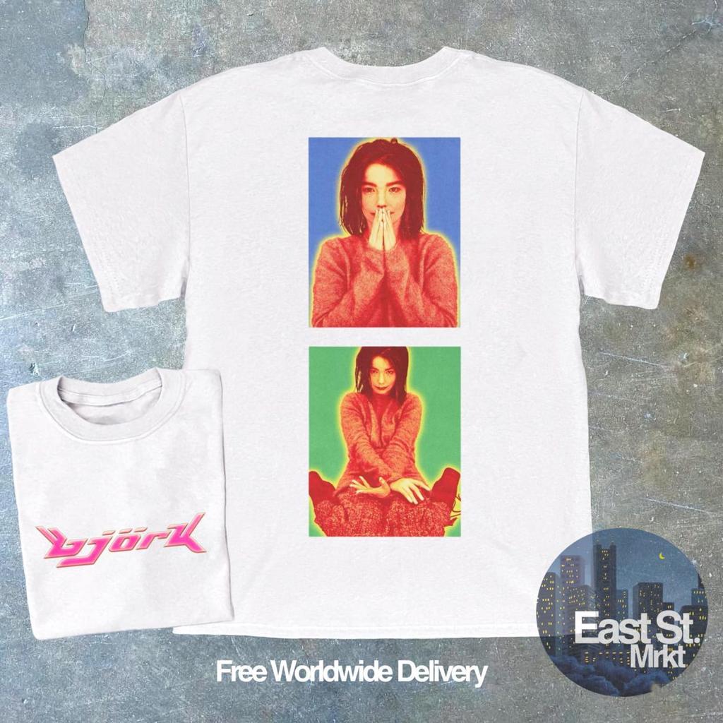 Bjork T-Shirt: Vintage Style Retro 90s Music Tee