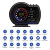 Автомобильный HUD-дисплей OBD2 GPS Двойная система - Цифровой спидометр с температурой воды, напряжением, оборотами - Универсальный дисплей на лобовое стекло для большинства автомобилей