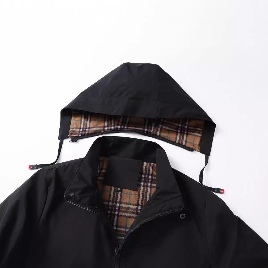 Men's Casual Outdoor Jacket with a Hood for Autumn and Winter by Shein.