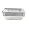 20Pcs 670ml Barbecue Plate Rectangular Aluminum Foil Baking Boxes Roasting Grill Tin Tray for