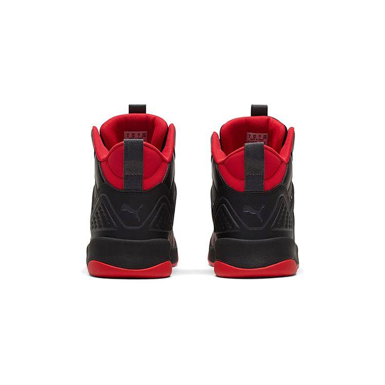 Puma Кроссовки Backcourt Mid Black Red Unisex Shadow Silver 374139-03