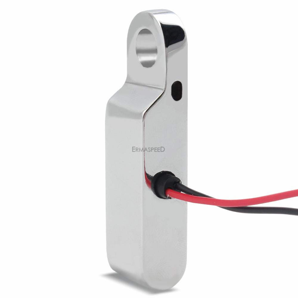 Светодиодный указатель поворота для мотоцикла E24 Mark, мини-поворотник на руль, мигающие огни 12 В, желтый индикатор сигнала для скутера