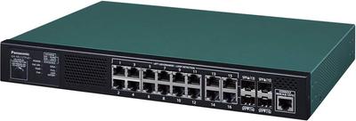 Panasonic Коммутатор LS Networks PN261293 16 портов PoE Питание Коммутирующий хаб GA-ML12TPoE +