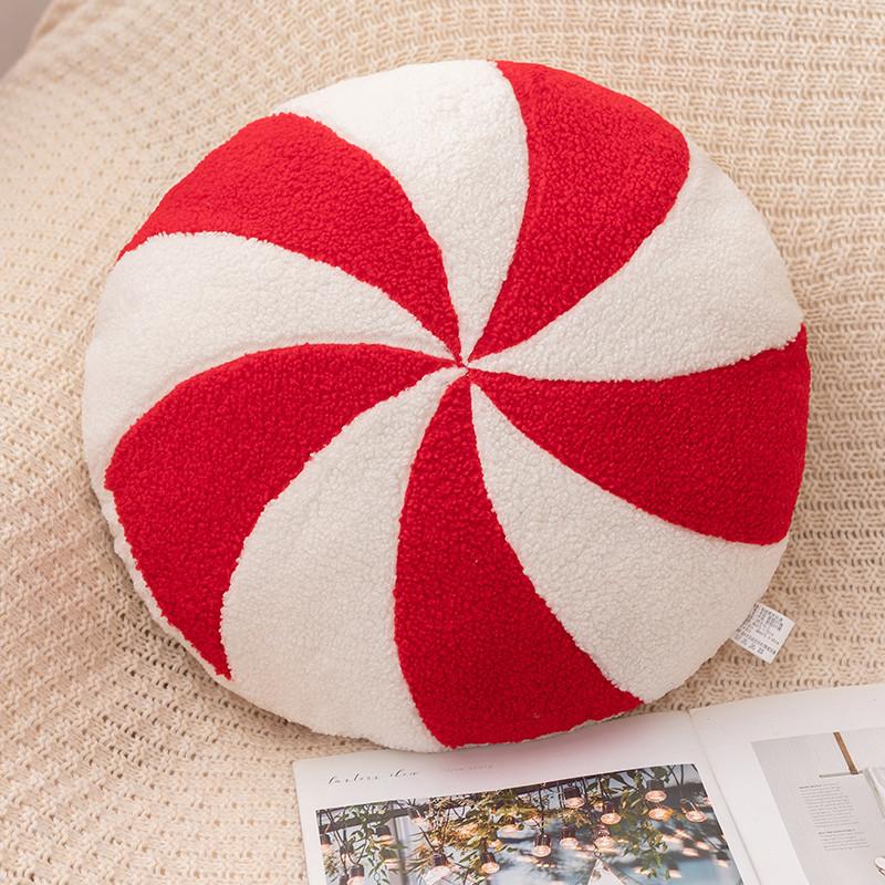 Christmas Tree Socks Ginger Bread Plush Toys Pillow Stuffed Chocolate Cabin House Decor Candy Cane Xmas Parsty Pillow Doll