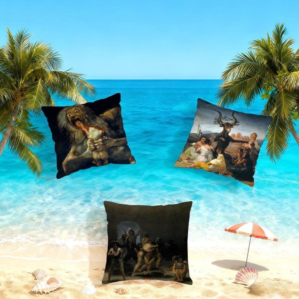FFrancisco GGoya Spain Art cushion cover Home Bedding Sofa living Room pillowcase Simple Soft Skin Cushion Cover Party Gift