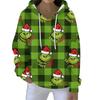 Christmas Hoodies For Women Funny Cute Printed Holiday Sweatshirt Winter Oversized Pullover Tops