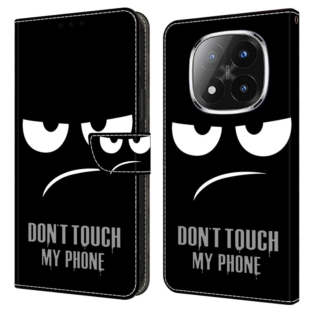 For Xiaomi Redmi Note 14 Pro+ 5G Case Magnetic Clasp 3D Pattern Leather Wallet Phone Cover