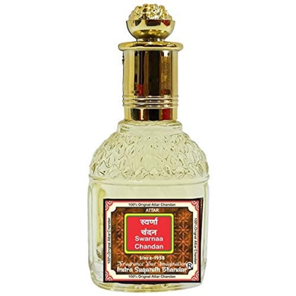 Attar For Men|Women Swarnaa Chandan With Golden Crystals Real Sandalwood Long Lasting Fragrance 25ml Rollon Pack