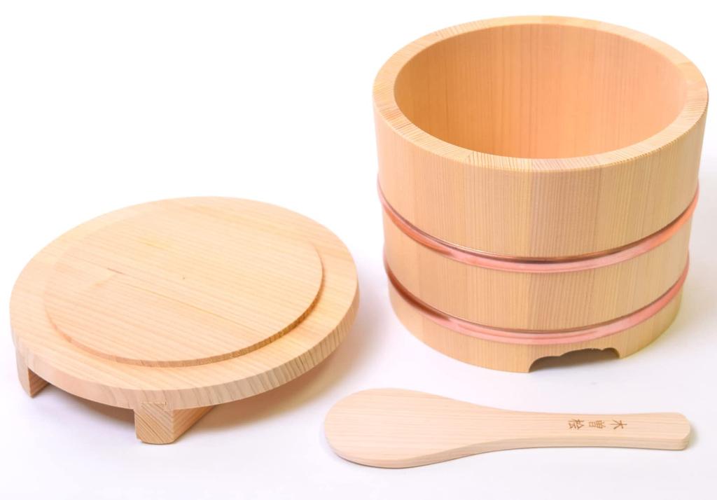 Kiso Crafts Kiso Sawara Nosebitsu 15см с маленькими буквами-ковшами (2 чашки)